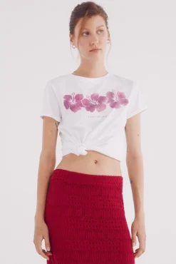 Springfield Camiseta gráfica flor