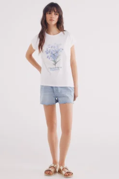 Springfield Camiseta gráfica flores