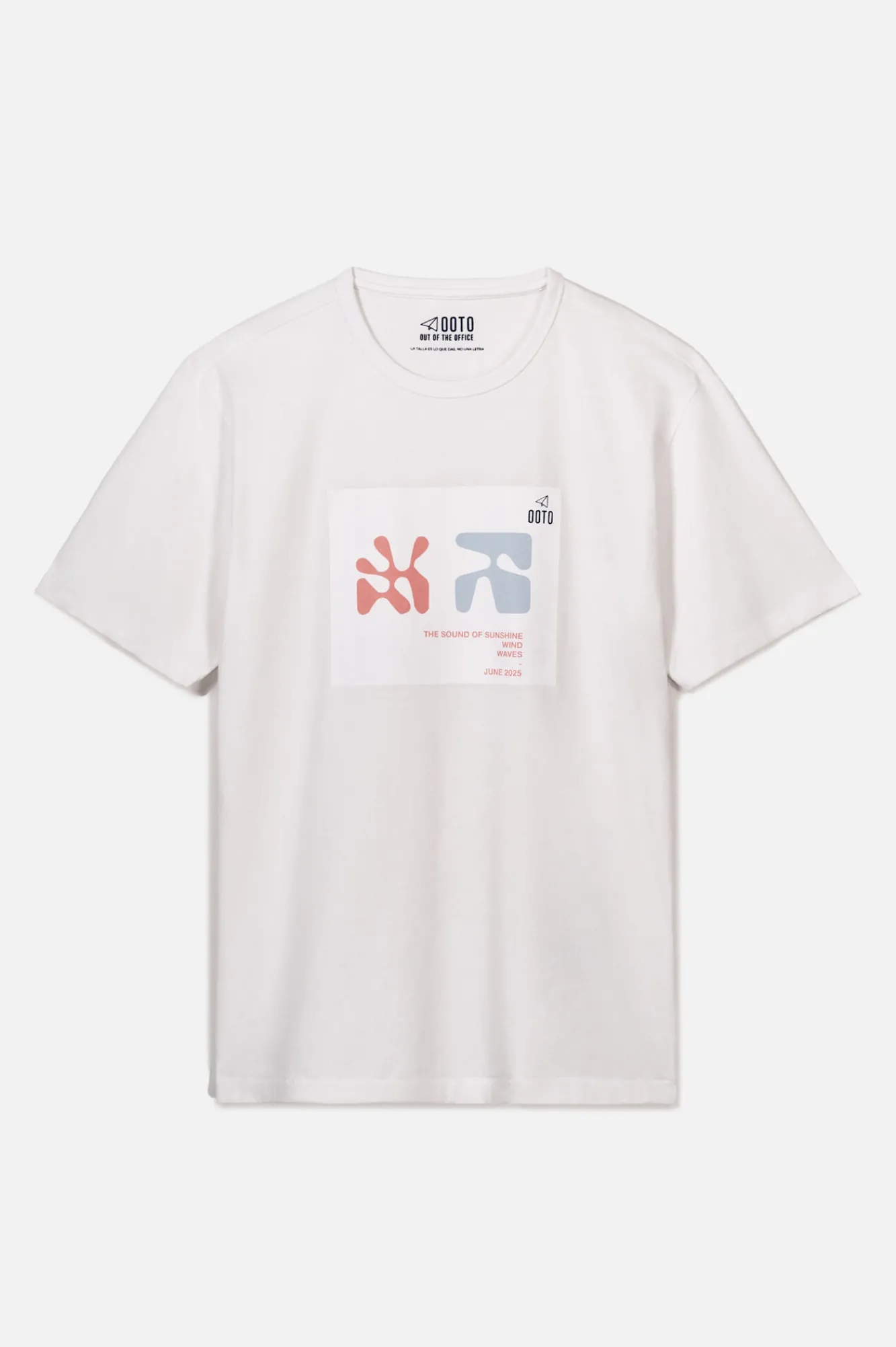 OOTO Camiseta gráfica lavada