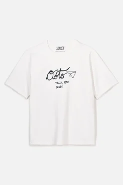 OOTO Camiseta gráfica lavada