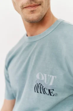 OOTO Camiseta gráfica lavada