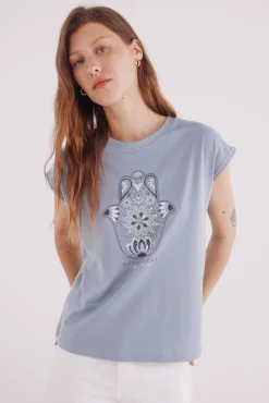 Springfield Camiseta gráfica étnica