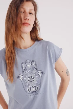 Springfield Camiseta gráfica étnica