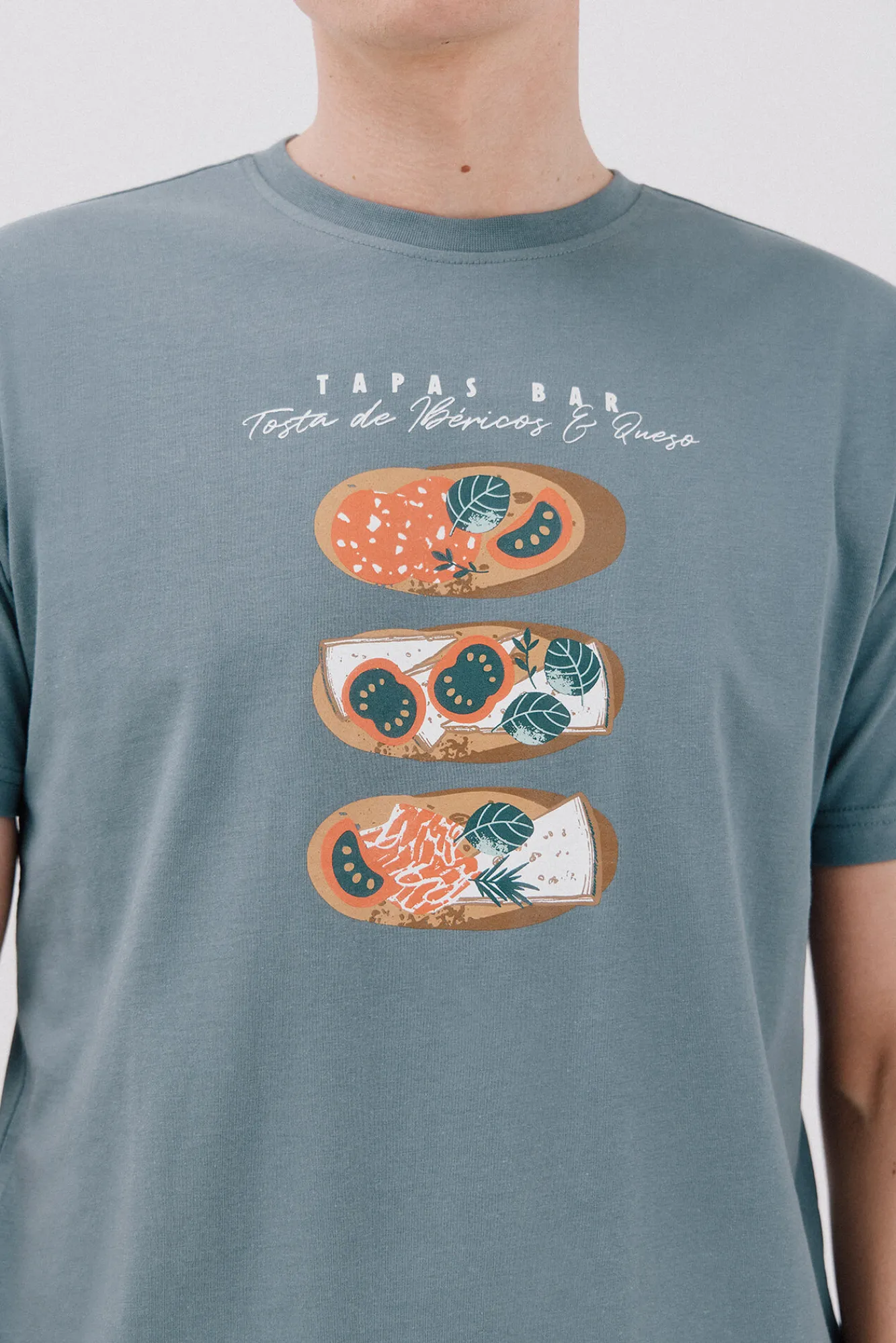 Cortefiel Camiseta gráfica tostas
