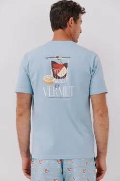 Cortefiel Camiseta gráfica vermut