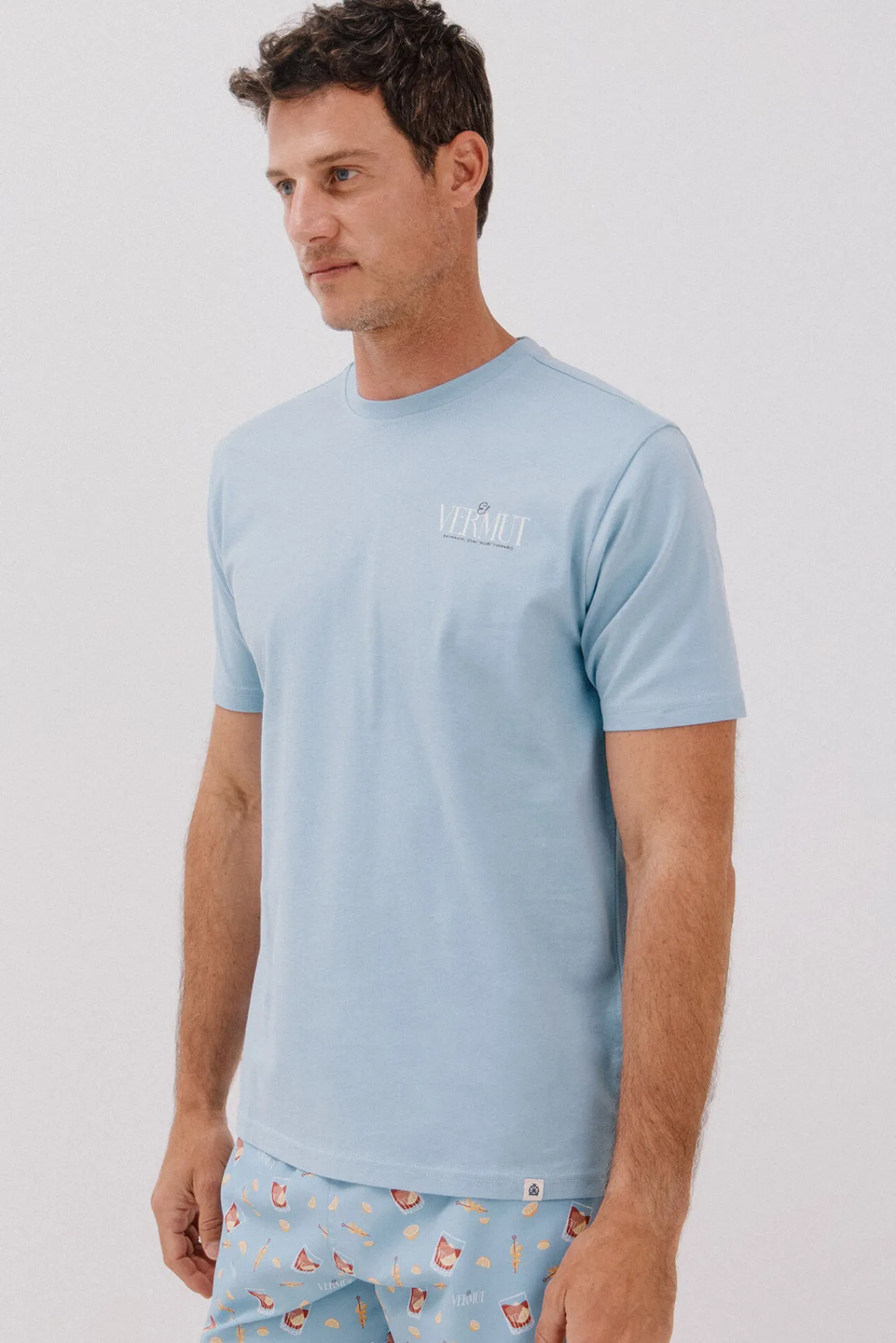 Cortefiel Camiseta gráfica vermut