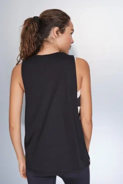 Dash and Stars Camiseta halter sin mangas algodón