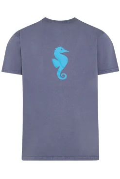 Kiff-Kiff Camiseta kaki print caballito de mar