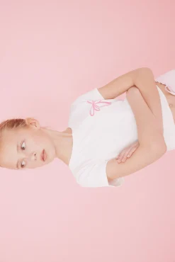 Crianças Springfield Kids Camiseta lazo niña