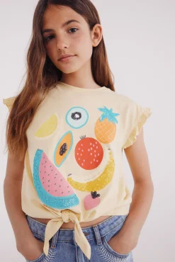 Crianças Springfield Kids Camiseta lentejuelas niña