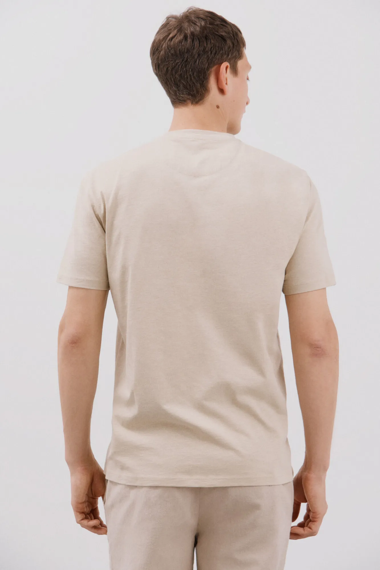 Cortefiel Camiseta lisa slub