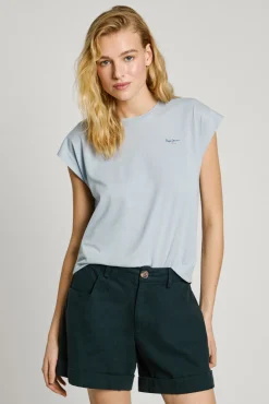 Pepe Jeans Camiseta logo estampado fit slim