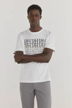 Pedro del Hierro Camiseta logos estampados