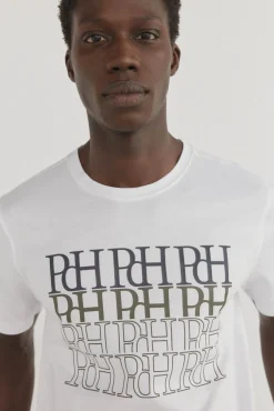Pedro del Hierro Camiseta logos estampados