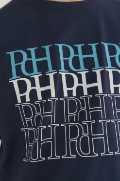 Pedro del Hierro Camiseta logos estampados