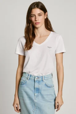 Pepe Jeans Camiseta Macy V-Neck Manga Corta