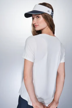 Dash and Stars Camiseta manga corta blanca