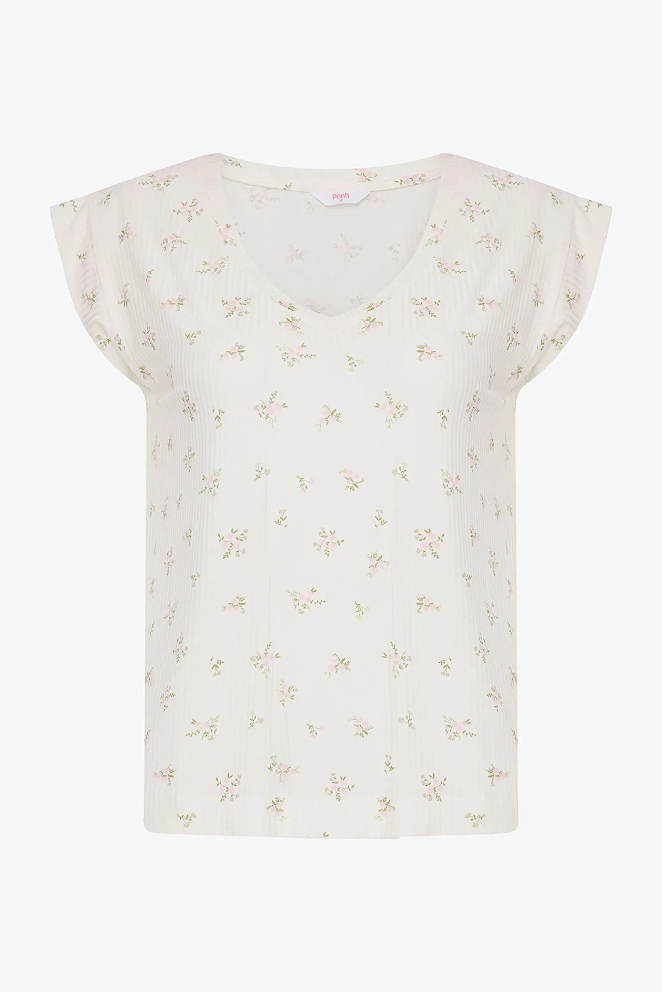 Penti Camiseta manga corta de pijama flores