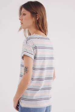 Springfield Camiseta manga vuelta botones hombro