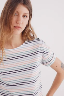 Springfield Camiseta manga vuelta botones hombro