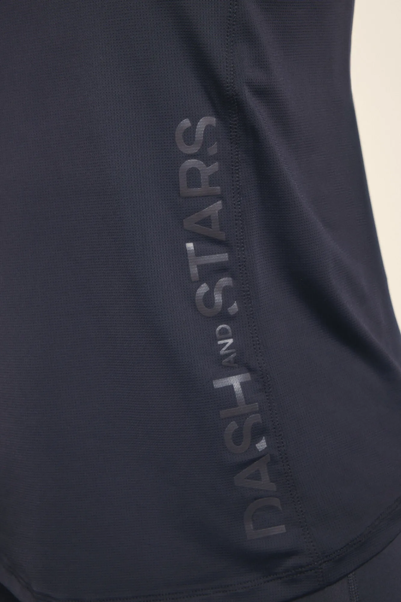 Dash and Stars Camiseta microfibra halter negra