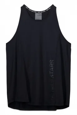 Dash and Stars Camiseta microfibra halter negra
