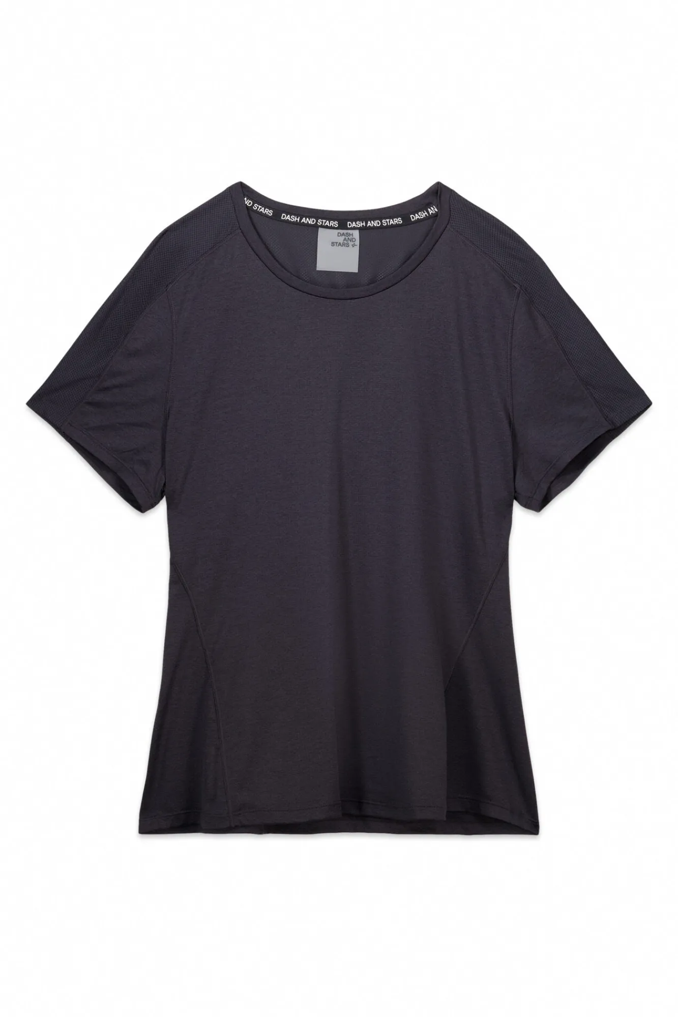 Dash and Stars Camiseta negra ultraligera