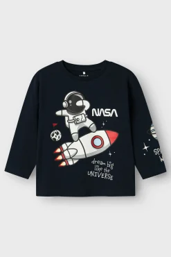 Crianças Name it Camiseta niño NASA