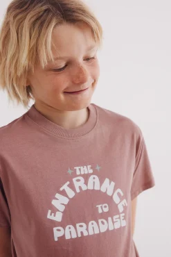 Crianças Springfield Kids Camiseta Paradise niño