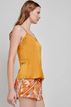 Gisela Camiseta pijama tirantes satinada