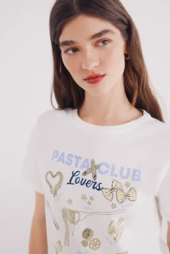 Springfield Camiseta "Pizza club"
