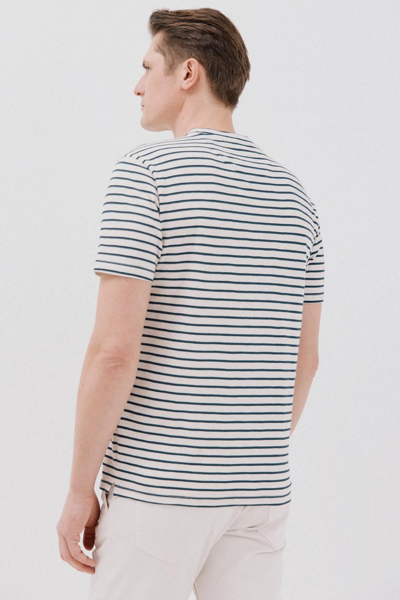 Cortefiel Camiseta rayas slub