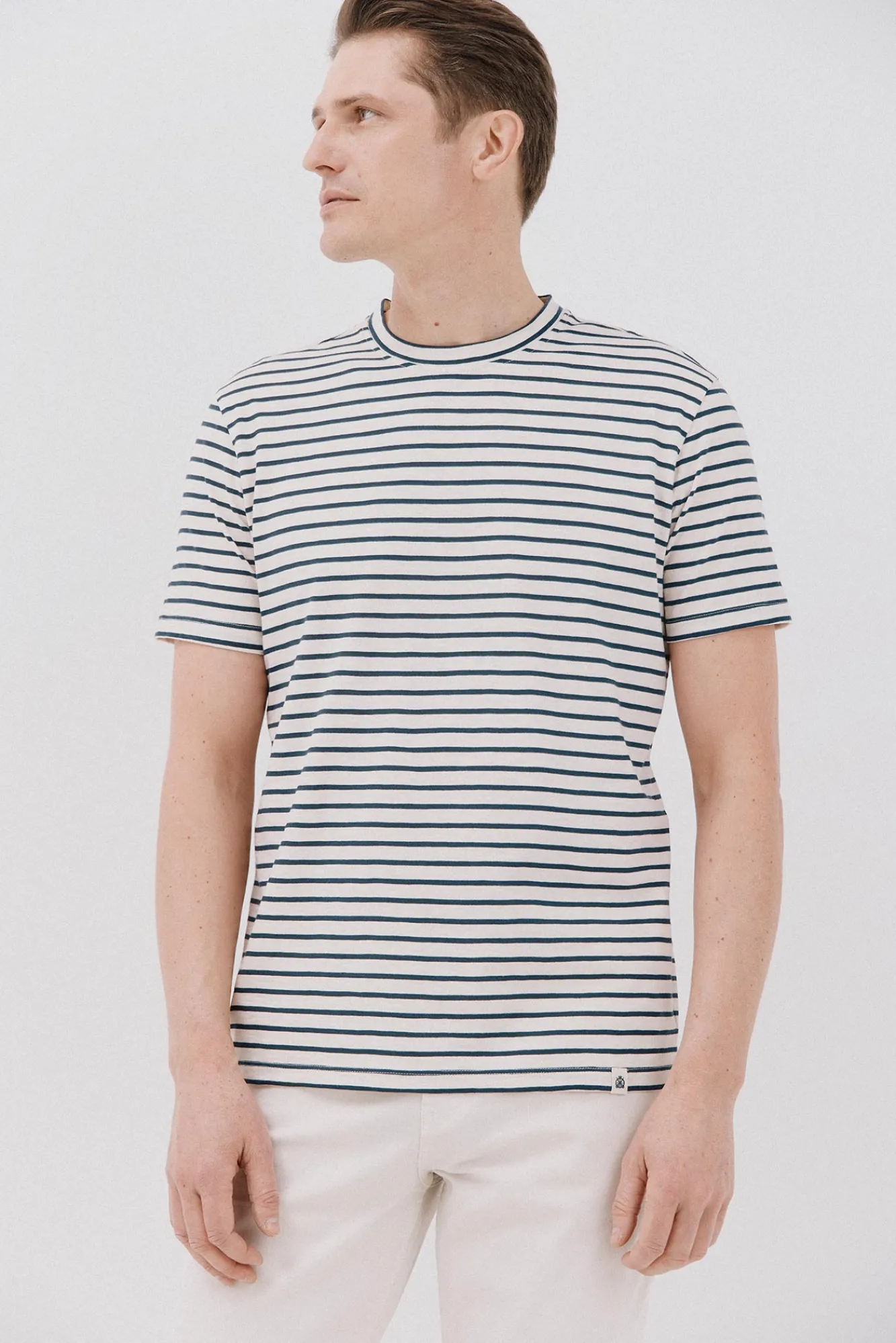 Cortefiel Camiseta rayas slub