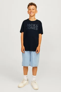 Crianças Jack & Jones Junior Camiseta regular fit estampada