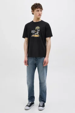 Jack & Jones Camiseta regular fit estampada
