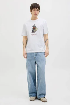 Jack & Jones Camiseta regular fit estampada