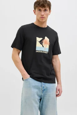 Jack & Jones Camiseta regular fit estampada