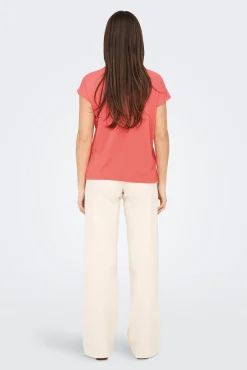 Only Camiseta regular fit glitter