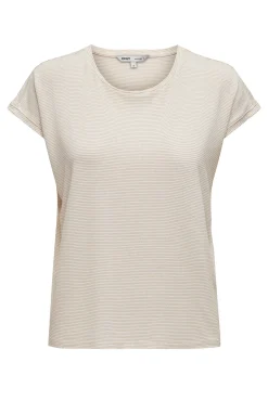 Only Camiseta regular fit glitter