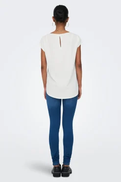 Only Camiseta regular fit manga corta