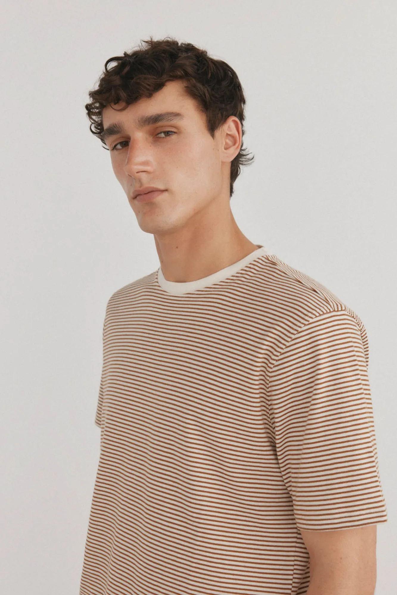 Pedro del Hierro Camiseta rústica de rayas