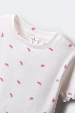 Crianças Springfield Kids Camiseta sandias niña