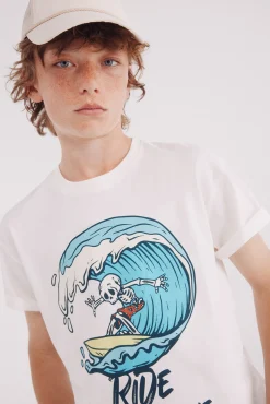 Crianças Springfield Kids Camiseta skate niño