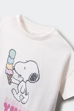 Crianças Springfield Kids Camiseta Snoopy niña