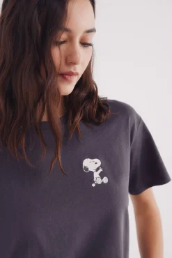Springfield Camiseta "Snoopy´s sarcasm club"