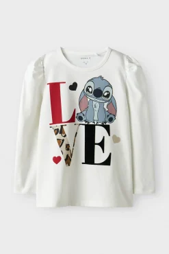 Crianças Name it Camiseta Stitch de niña