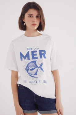 Springfield Camiseta "Sur la mer"