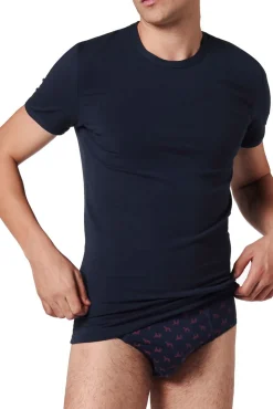 Cotonella Camiseta termal de hombre cuello redondo manga corta