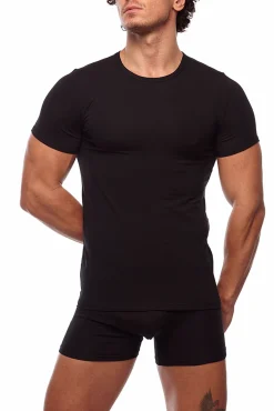 Cotonella Camiseta termal de hombre cuello redondo manga corta