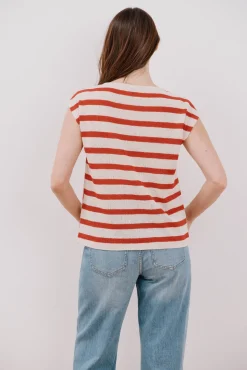 Cortefiel Camiseta textura rayas